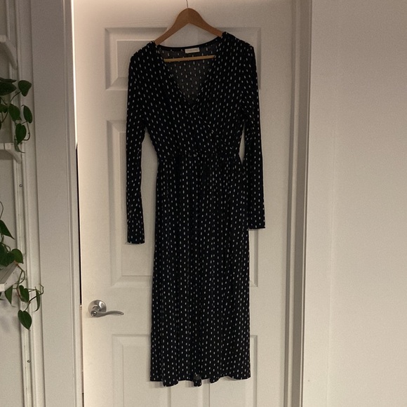 STINE GOYA jersey polkadot maxi dress size medium - Picture 5 of 14